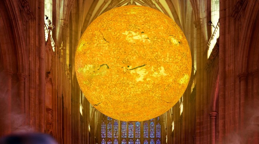 Here Comes The Sun at Winchester Cathedral Here Comes The Sun at Winchester Cathedral